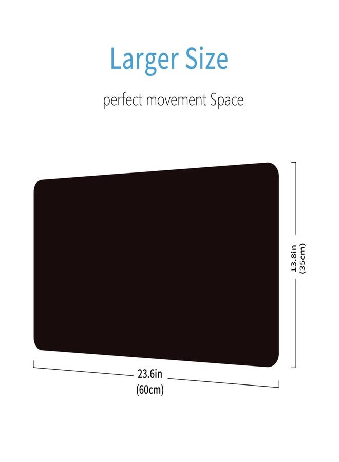 StRoux TCG Playmat, Black MTG Game Mat, Mousepad Compatible for MTG Trading Card Game Playmats Board Game TCG Playmat Table Mats Games Size 24 x 14 inches - Image 2
